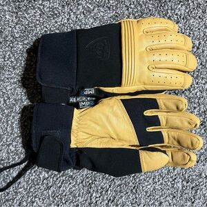 Rossignol Black and Tan Gloves